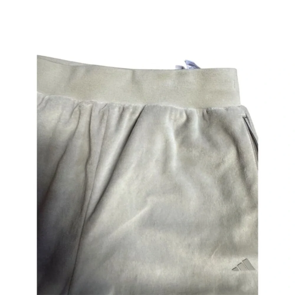 Adidas‎ Unisex One VLR ST Basketball Pants sz LGray Elastic Waist Zip Pockets